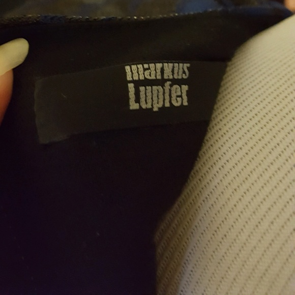 Markus Lupfer Sophie Metallic Blue Jumpsuit Sz S - Picture 5 of 8